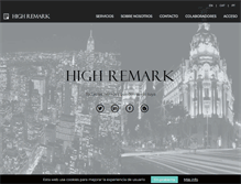 Tablet Screenshot of highremark.com